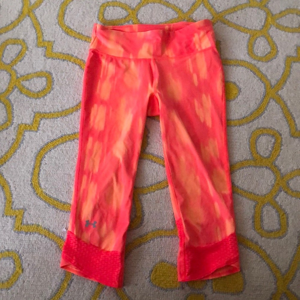 🧡Kid’s Under Armour Heat Gear Capri Pants🧡Sz S